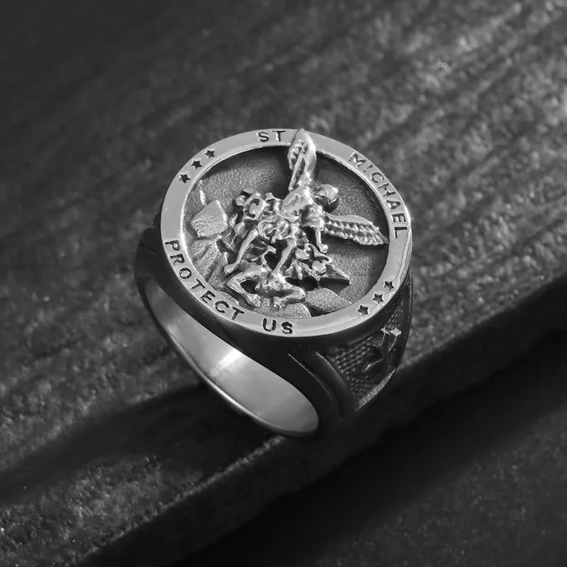 Santo Dogma — Anillo San Miguel Arcángel Dorado