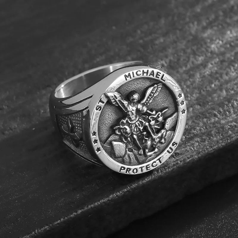 Santo Dogma — Anillo San Miguel Arcángel Dorado